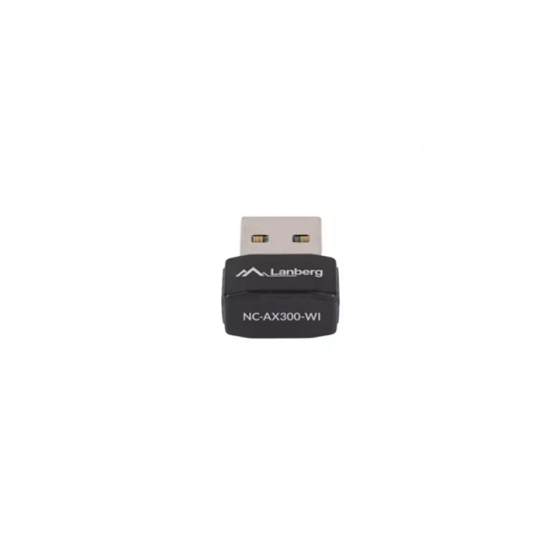 Lanberg USB adapteris bezvadu tīkla karte, NC-AX300-WI AX300