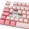 Ducky One 3 TKL Gossamer Pink tastatūra Gaming USB vācu rozā, balta