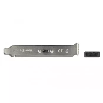 Slot Bracket DeLOCK 89937 ar 1 x USB-C pieslēgvietu