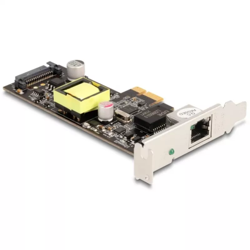 DeLOCK 88506 PCI Express x1 tīkla karte, 1 x RJ45 2.5 Gigabit LAN PoE+