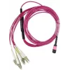 Atzarojuma komutācijas kabelis BlueOptics MCA7J60-C005 MPO/UPC uz 4x Duplex LC/UPC 5 m Daudzmodu OM4 50/125µm LSZH 3,0 mm 8-dzīslu MPO bez tapām