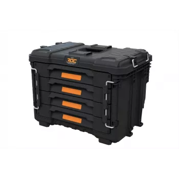 Instrumentu kaste KETER DIY ROC Pro Gear 4 atvilktņu vienība XL ar 4 atvilktnēm, tehnopolimērs, 25 L