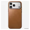 Mobilā tālruņa maciņš Nomad Modern Leather Case Cover iPhone 17 Pro Max, 17,5 cm (6,9 collas), iedeguma krāsa, āda + PC/TPU