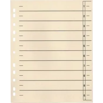 Atdalītāji Soennecken 121009220 24×30 cm, 190 g/m², 11 caurumu perforācija