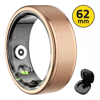 Viedais gredzens MANTA SR01GD 62mm OneRing Gold — izmērs 62, metāliski zelta apdare