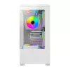 Datora korpuss DarkFlash C365 (balts) ar 5 ventilatoriem