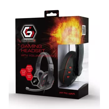 Gembird GHS-402 austiņas/headsets Vadu galvas saite Gaming Melns