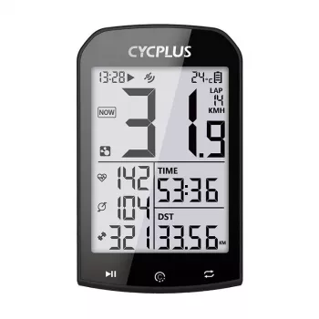 GPS velodators Cycplus M1, 2,0 collu ekrāns, Bluetooth