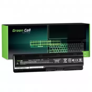 Baterija zaļa Cell HP 635 650 655 Pavilion G6 G7, Li-Ion 10.8V 4400mAh, 6 elementi, melna