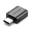 Vention USB-C vīr. uz USB 3.0 siev. OTG adapteris, pelēks, alumīnija sakausējums