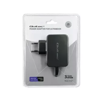 Strāvas adapteris QOLTEC 45W 19V pārnēsājamām ierīcēm — rezerves adapteris 45 W 19 V