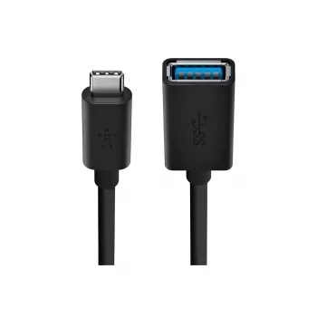 Belkin USB 3.0 USB-C uz USB-A adapteris, 5 Gbps, melns