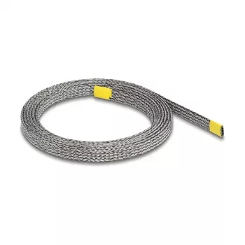 Kabeļa apvalks DeLOCK 20937 pelēks varš/poliesteris 1 cm 2000 mm