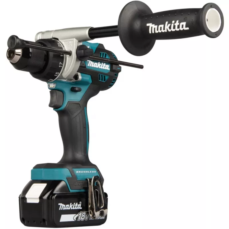Bezvada urbjmašīna-skāvējs Makita DHP492Z 18 V, darbināms ar baterijām, bezsuku motors, 2 ātrumu, patrona 13 mm