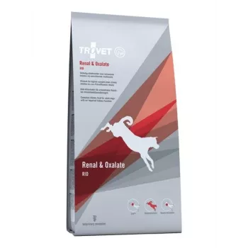 Sausā suņu barība TROVET Renal & Oxalate RID 12,5 kg, pieaugušiem suņiem, mājputnu garša, nieru darbības atbalsts