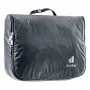 Tualetes piederumu soma DEUTER Wash Center Lite II — kompakta piekaramā mazgāšanas soma, melna