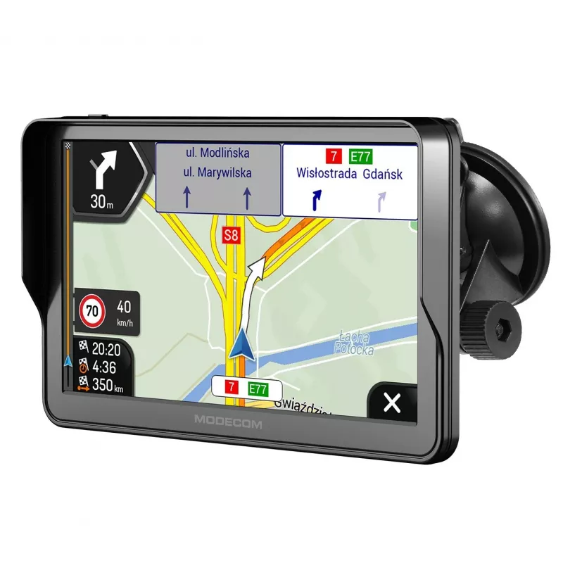 Modecom FreeWAY CX 7.3 auto navigācija ar iGO Navigation Truck Europe, ikgadējs atjauninājums