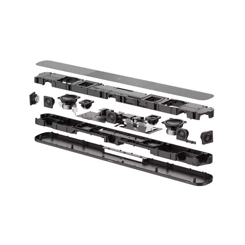 Skaņu panelis Sennheiser AMBEO Soundbar Plus SB02 — 500 W, 9 skaļruņi, 2x HDMI 2.0, HDMI eARC, Wi‑Fi, Bluetooth