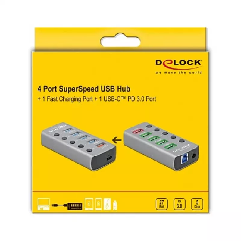USB centrmezgls DeLOCK 63263
