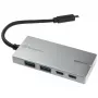 USB 3.1-C adapteris SILVERSTONE SST-EP09C — USB-C uz USB-A savienojamība, sudraba apdare