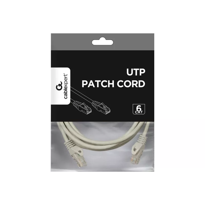 Gembird PP6U-3M tīkla kabelis pelēks Cat6 U/UTP (UTP)