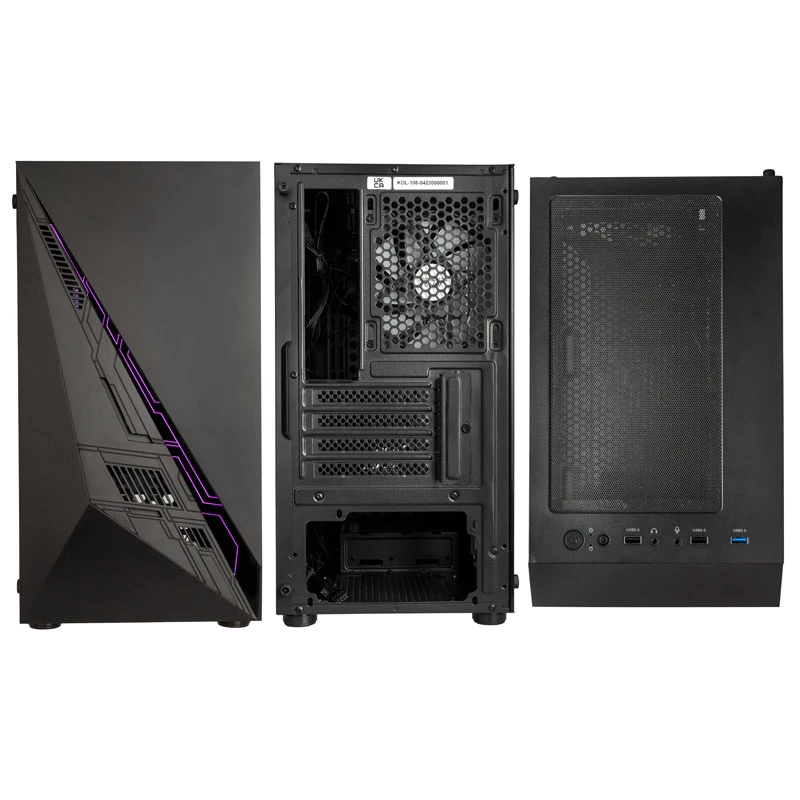 Computer Case Kolink Inspire K2 Plus ARGB Micro-ATX Melns