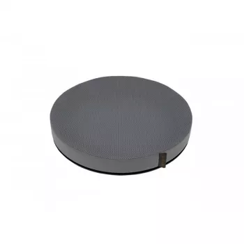 Sēžamspilvens MDH DRQE3M0BBXXXP — apaļš putu spilvens ar dzesējošo želeju, Ø 390 mm, augstums 50 mm, pelēks, maksimālā slodze 120 kg