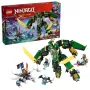 LEGO NINJAGO komplekts 71845 Lloyd’s Jet Mech — 1112 detaļas, 5 minifigūras, kustīgi spārni, augstums 240 mm