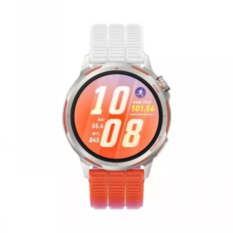 Smartwatch HUAWEI GT Runner 2 — 1,32 collas (3,35 cm) AMOLED, 466×466, titāna, GPS, fluorelastomēra siksniņa