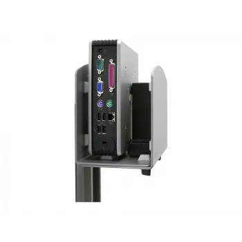 Ergotron vertikālais universālais CPU turētājs - turētājs sistēmas blokam - sudraba krāsā (97-468-202)