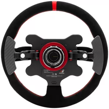 Stūres rats Simagic GTS Alcantara S202 — ar Alcantara pārklāts sim sacīkšu stūres rats, modelis S202