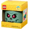LEGO Storage Head Skeleton, uzglabāšanas kaste melna/sarkana, liela