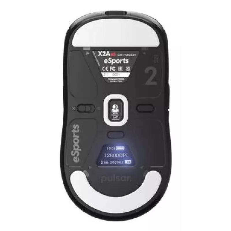 Pele USB optiskā bezvadu X2A/ES SIZE2 melna PX2AES21 Pulsar