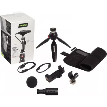 Shure MV88+ VIDEO KIT Black galda mikrofons