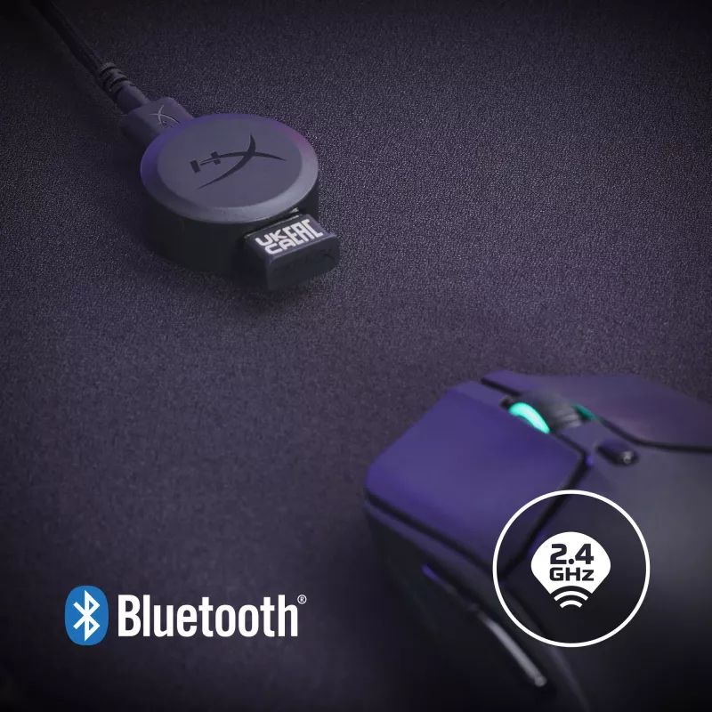 HyperX Pulsefire Haste 2 - bezvadu spēļu pele (melna)