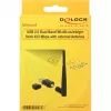 DeLock USB2.0 Dual Band WLAN ac/a/b/g/n Stick - tīkla adapteris - USB2.0 - 802.11b, 802.11a, 802.11g, 802.11n, 802.11ac - Melns (12462)