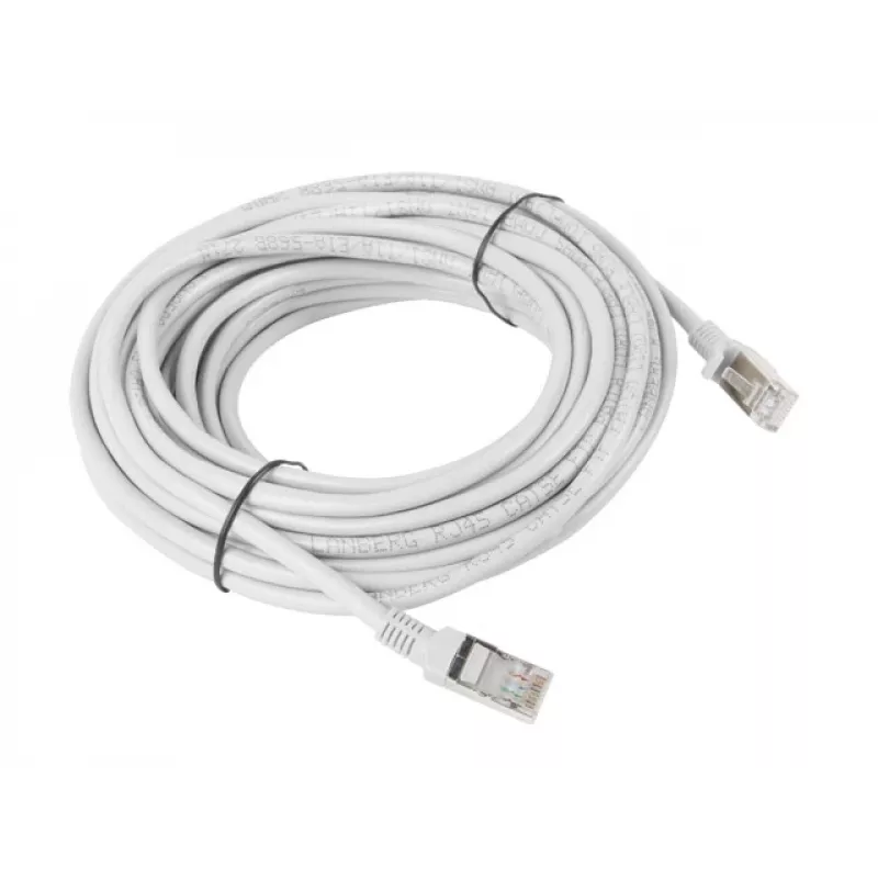 Lanberg PCU5-10CC-1000-S tīkla kabelis 10 m Cat5e U/UTP (UTP) pelēks (PCU5-10CC-1000-S)