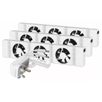 SpeedComfort Trio komplekts balts ventilators