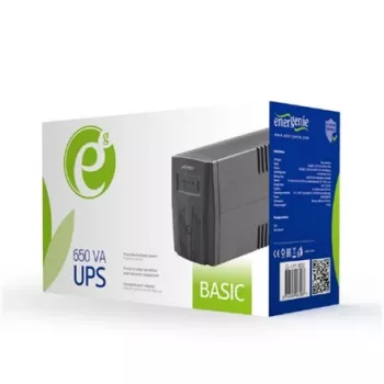 Gembird EG-UPS-B650 nepārtrauktās barošanas avots (UPS) Line-Interactive 0,65 kVA 390 W