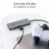 USB centrmezgls zaļa Cell HUB-GC-A4A — 4 portu USB-A 3.0 centrmezgls