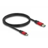 USB kabelis DeLOCK 80617 1 m USB Type-A uz Type-C 10 Gbps