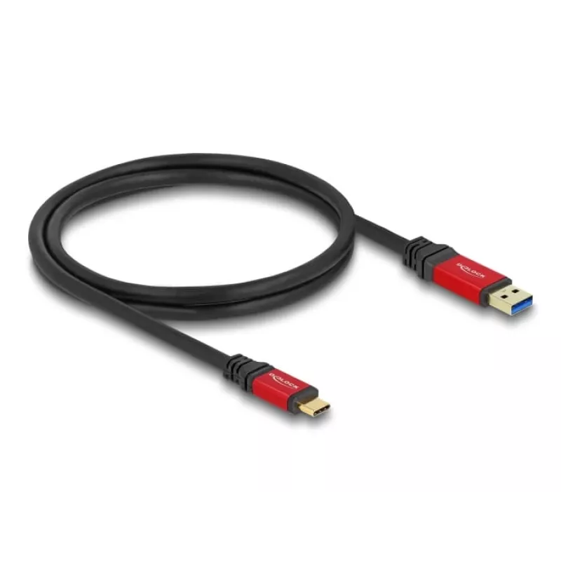 USB kabelis DeLOCK 80617 1 m USB Type-A uz Type-C 10 Gbps