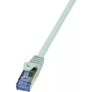 Tīkla kabelis LogiLink Cat6a S/FTP RJ-45 0.5m Pelēks