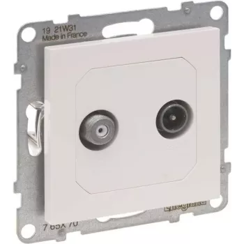 Legrand SEANO Single outlet TV-SAT f 765170 2 Cable and HD-TV in colour Melns 5 (765170)