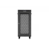 Rack cabinet LANBERG FF01-6624-23BL 24U freestanding 19 inch 600×600 mm IP20 Melns