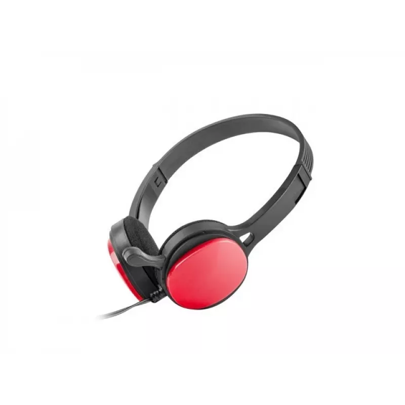 Austiņas ar mikrofonu Ugo USL-1222 Sarkanā