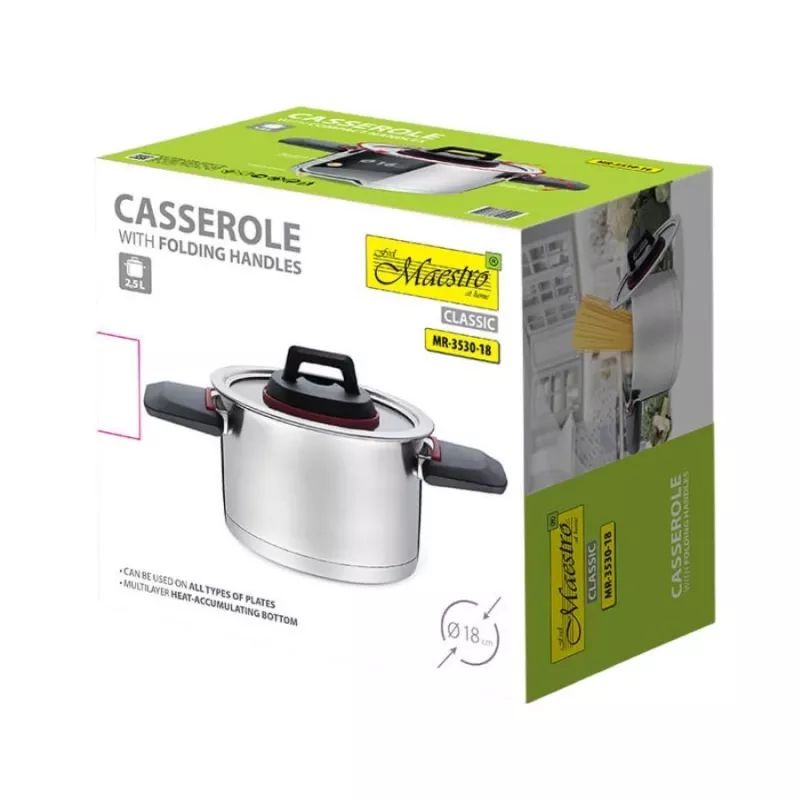 Maestro MR-3530-18 Katls ar salokāmiem rokturiem 2,3 l