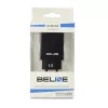 Ceļojumu lādētājs Beline Beli0012 — 2x USB pieslēgvietas, 2A izeja, melns