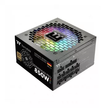 Barošanas bloks THERMALTAKE WG0850RE 850W Germanium Pro RGB, 850 W ATX barošanas bloks ar RGB apgaismojumu