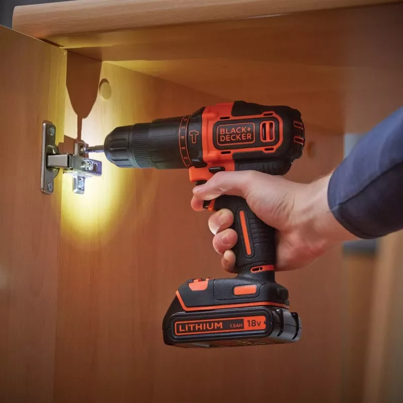 Black & Decker BDCHD18KB-QW urbjmašīna Bezatslēga Melna, Oranža